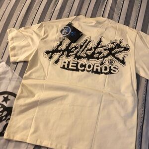 HELLSTAR STUDIOS SOUNDS LIKE HEAVEN TEE CREAM